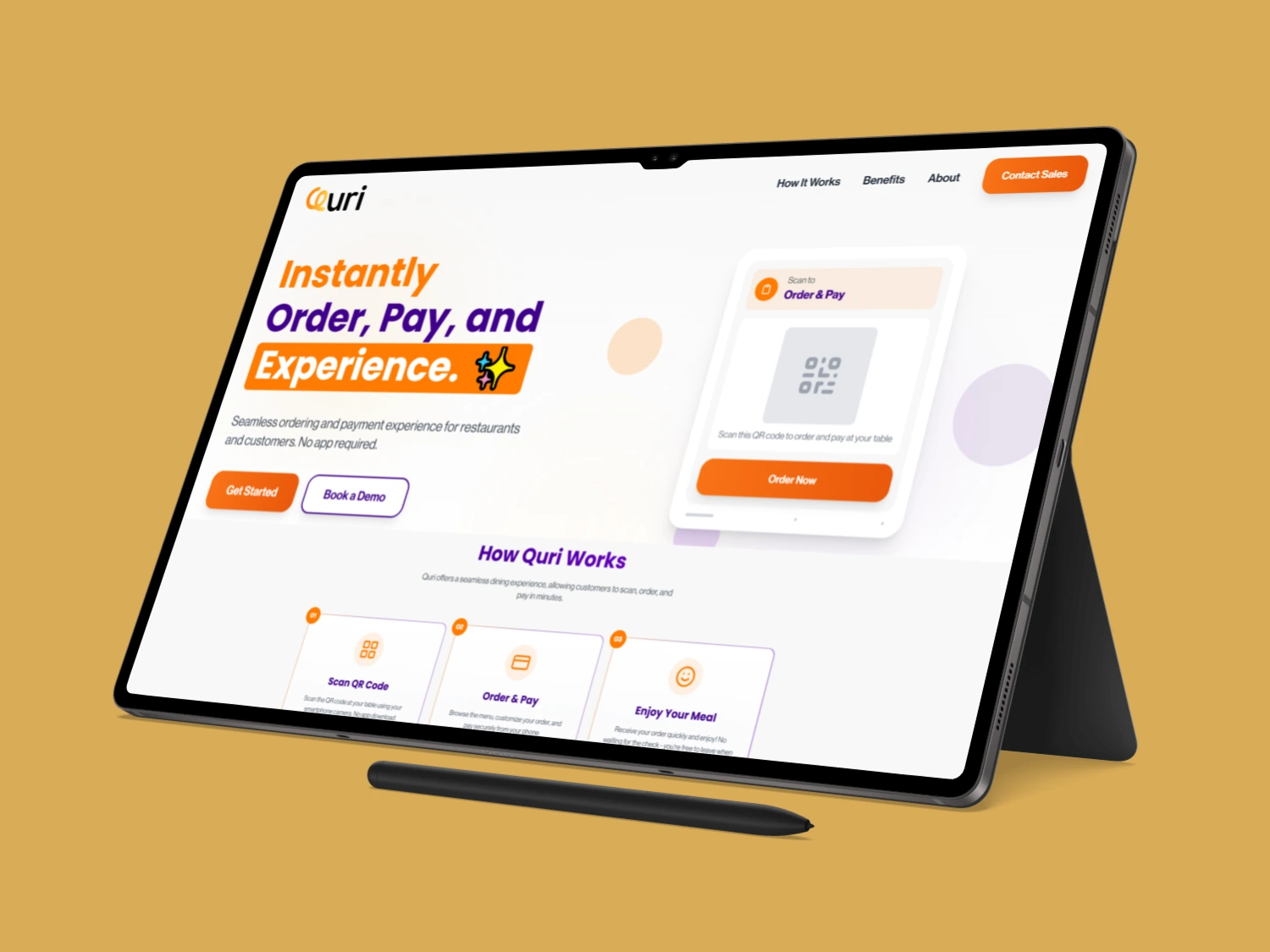 Quri seamless dining platform